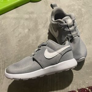 Worn once indoors, Grey Nike 7c